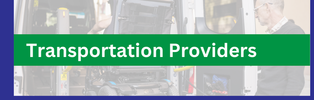 Transportation Providers Resource Hub Button